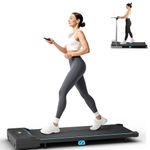 Treadmill Under Desk Walking Pad with Remote Control and LED Display Compact Exercise Machine for Home/Office Jogging