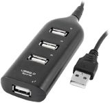 sourcingmap High Speed 4-Port USB 2