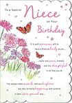 Piccadilly Greetings Birthday Card Niece - 9 X 6 Inches - Regal Publishing