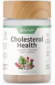 Snap Supplements Cholesterol Health - Support Healthy Cholesterol Levels and Natural Heart Health, 60 Capsules