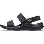 Crocs Women's Literide 360 Sandal W Clog, Black, 4 UK Men 5 UK Women