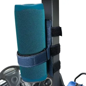 HomeMount Portable Speaker Mount for Golf Cart Accessories - Adjustable Strap Fits Bluetooth Wireless Speaker Strap Attachment to Heater/Beach Umbrella/Boat
