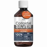 Colloidal Silver 40 PPM 500 ml - for Humans & Dogs - Silver Water, Small Particles for Results - Carbon Neutral