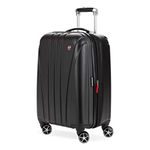 SwissGear 7585 Hardside Spinner, Black, Carry-on Luggage, Small