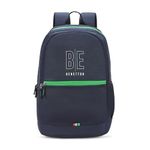 United Colors Of Benetton Ming Polyester 25L Non Laptop Backpack For Unisex - Navy