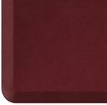 GelPro NewLife by Anti-Fatigue Designer Comfort Kitchen Floor Mat, 20" x32”, Leather Grain Cranberry Stain Resistant Surface with 3/4” Thick Ergo-Foam Core for Health & Wellness