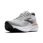 Brooks Women’s Adrenaline GTS 25 Supportive Running & Walking Shoe - Grey/Blackened Pearl/Coral - 7 Medium