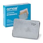 AMOS Eezy Rechargeable Electric Hot Water Bottle Bed Warmer with Hand Heat Pad Glove Pain Relief, Grey