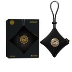 GOODAIR Royal Premium Non-Electric Car Air Purifier | Super Black | Activated Carbon Technology for 24/7 Air Protection | Certified to Absorb Toxic Gases | Elegant Handcrafted Design