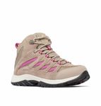 Columbia Womens Crestwood Mid Waterproof Hiking-Trekking Shoe Brown