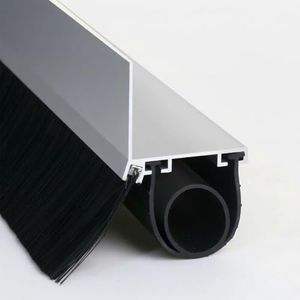 Raycity Garage Door Seal Kits, Weatherproofing Garage Door Bottom Seal Rubber with Pre-Drilled Aluminum Track Retainer & Brush Seal