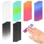 24PCS Anxiety Stickers Calming Strips for Sensory, Cute Fidget Textured Stickers Toys Anti Stress Tactile Rough Sensory Strips for Office & Classroom Desk - Relieve Adult & Teen Stress