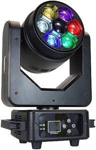 SHEHDS JMS WEBB Moving Head Lights LED 7X20W Beam/Wash/Zoom RGBW 4in1 Big Bee Stage Lights for Christmas, Wedding, Party