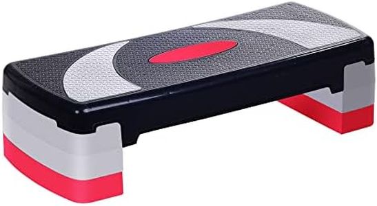 HOMCOM Step fitness aerobic stepper hauteur reglable surface antiderapante 78x29x20 cm
