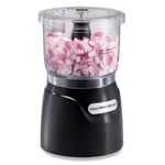 Hamilton Beach (72850) Food Processor Mini Chopper, 3 Cup, Electric, Black, 350 Watts, Pack of 1