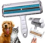 Sol Paws Pet Hair Remover for Dog, Cat, Animals- Multi-Surface Lint Roller Hair- Eco-Friendly Reusable Roller- Portable- Cat and Dog Must Have Blue Standard