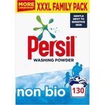 Persil Non-Bio Powder Washing Detergent Clothing Fabric - 140 Wash - Tough Stain Removal - Gentle To Sensitive Skin