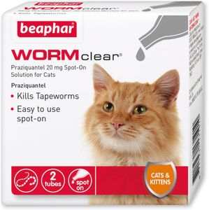Beaphar WORMclear Spot-On Treatment for Cats