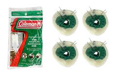 Coleman #95 Wire Style InstaClip Mantles for Northstar Models 2000 & 2500 Series Lanterns (4 Mantles in 2 Packs) Item # 95A112C