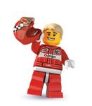 LEGO 8803 Minifigures Series 3 - Racing Pilot Minifigure