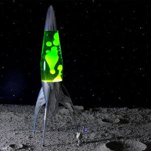 Mathmos Telstar Lava Lamp – Retro Rocket Design, Classic Mood Light