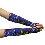 Topeter Padded Arm Sleeve, Volleyball Wrist Guard, Volleyball Training Equipment 1 Pair (Purple YS)