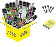 ksp partners ltd e-commerce CLIPPER LIGHTERS (Weed) Collector Mix Clipper (10 x Lighter Plus 9 Free Clipper Flints + 5 wheels) 10 pcs