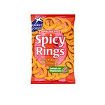 VSTAR Chips Crisps Bags Collections - Deliciously light & Crispy Chips Bags (Spicy Rings 150g, 4 Packs), 150.0 gram