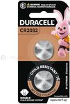 Duracell CR2032 Battery x2, (DL2032B2), 2 Pack of DL2302/CR2032 32060