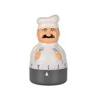 Jayron Kitchen Timer Cooking Timer Count Down Timer Mechanical Timer 60 Minutes Countdown Timer Chef Shaped Alarm clock,Suitable for Children and The Elderly, can be used for Cooking