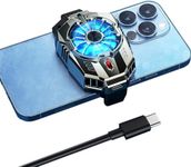 Sounce Phone Cooler Fan with RGB Lights – Dual-Speed Gaming Mobile Radiator with Semiconductor Cooling for iPhone & Android Smartphones (4.5–7 Inch) – Ultra Quiet, Clamp Mount, Plug & Play