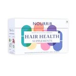NOURRIR Men's Hair Growth Tablets - Biotin, DHT Blockers, Vitamins - Promotes Thick Hair, Balances Hormones | 1 Month Supply