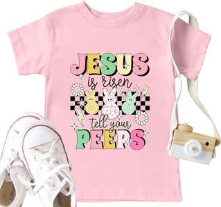 LAZYCHILD Toddler Boys Girls Easter Shirts Kids Baby Bunny T-Shirt Cute Leopard Bunnies Shirt Easter Toddler Graphic Tee