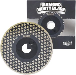 Calidad 5" Vanity Blade - Electroplated Flangeless Diamond Cutting & Grinder Blade - Blade for Stone, Marble, Granite, Ceramics, Tiles - Circular Saw Blade - Works with Angle Grinder - 8800 Max RPM