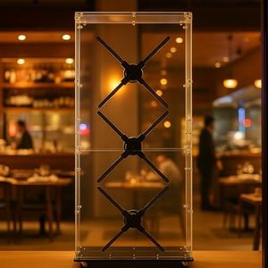 Missyou 3D HologramFan Splicing Cover Acrylic Protective Case With 3PCS 52cm Fans