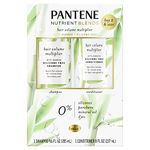 Pantene Nutrient Blends Hair Volume Multiplier with Bamboo Shampoo and Conditioner Dual Pack For Fine Hair