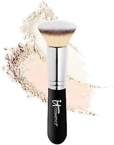 IT Cosmetics Heavenly Luxe Flat Top Buffing Foundation Brush #6 - Foundation Brush for Liquid Makeup & Foundation Powder - Makeup Brush With Award-Winning Heavenly Luxe Hair