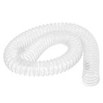 PATIKIL PVC Flexible Vacuum Cleaner Hose, 40mm ID 1M Length Dust Collection Hose Use with Dust Collectors for Industrial Woodworking Cleaner, White