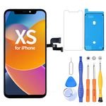 Ayake for iPhone Xs Screen Replacement 5.8 inches, LCD Display and Touch Digitizer Assembly with Repair Tool Kits for A1920, A2097, A2098, A2100