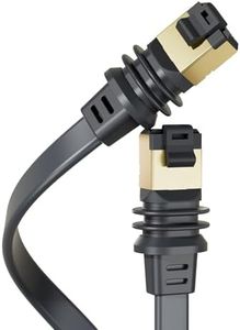 Starlink Gen 3 Flat Cable, 32.8FT Ethernet Cable Flat Shielded Compatible with Standard Starlink Dish and Mini Starlink, Easier Passing Through Doors and Windows Waterproof 10M