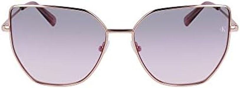 Calvin Klein Jeans CKJ23202S Sunglasses, 770 Rose Gold, One Size