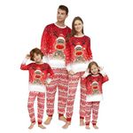 DOUUCO Christmas Family Pajamas Matching Sets Family Christmas Pyjama for Women Men Noel Famille Xmas PJS Holiday Sleepwear Sets