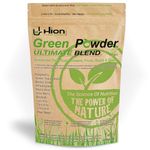 Hion Green Powder – ULTIMATE BLEND – The UKs #1 Super Greens Powder. No useless filler. The original, industry leading superfood powder.