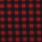 Mook Fabrics Flannel PRT Buffalo Plaid, Red