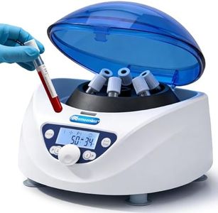 Mxmoonant Centrifuge Machine, Lab PRP Benchtop Centrifuges 300-5000RPM Electric Centrifuga with LCD Display, 6x15mL Rotor for 15/10/7/5/2/1.5mL Tubes