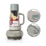 Ninja BlendBoss Blender with Portable Tumbler, Personal Blender with Removeable Travel Tumbler, 3 Auto Preset Modes, Stone DB351UKST
