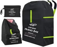 YooGoal Car Seat Travel Bag, Portable Car Seat Cover for Airplane, Large Waterproof Gate Check Bag with Shoulder Strap for Child Seats