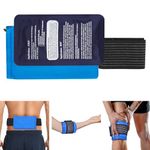 Tanness Reusable Gel Ice Pack for Injuries | Heat Pack & Ice Packs for Sports Injuries with Pouch | Instant Ice Pack for Rapid Cool, Microwave Heating Pad | Heat Packs for Back Pain Relief