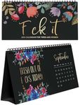 Desk Calendar 2024, Fu-ck It Calendar 2024, Funny Calendar for Tired-Ass Women, Sweary Calendar Planner, 2024 Calendar Monthly Planner Daily Organizer Calendar