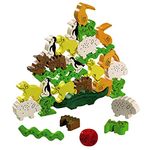 HABA Animal Upon Animal - Classic Wooden Stacking Game Fun for The Whole Family (Made in Germany)